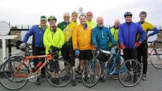 Group pose - we have recorded our start.