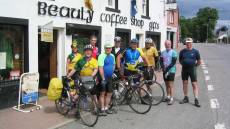 Elevenses halt in Beauly.