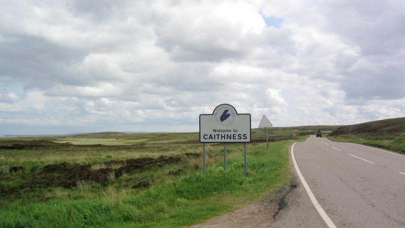 Caithness - a bleak, treeless land.