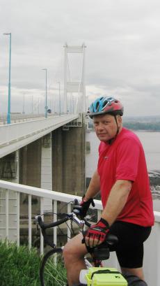 A view along Severn Road Bridge.