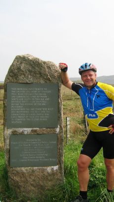 A picture of Shap Memorial cairn.