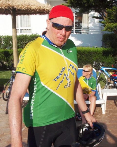 April 2009: Phil ready for a day in the hills.