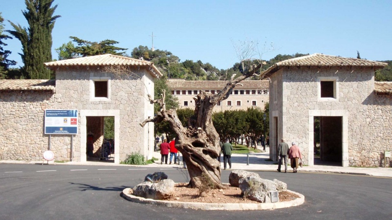 April 2009: Lluc Monastery.