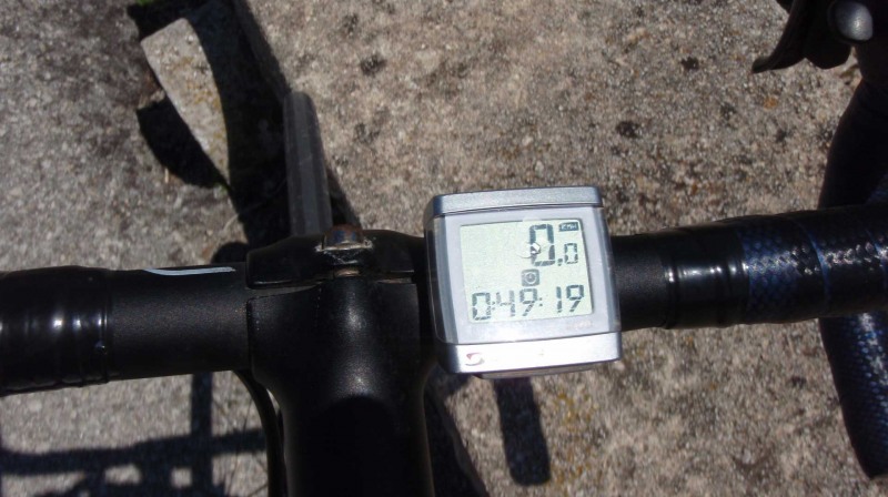 April 2009: GMcC's time for the ascent - hasn't yet beaten his age!