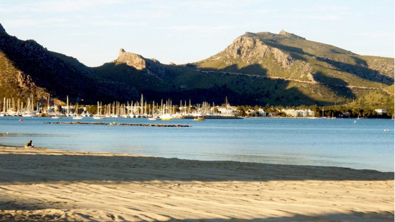 April 2009: climbing out towards Formentor is the British Cycling Squad's testing hill.