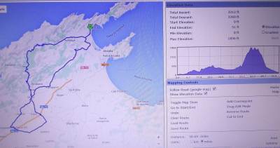Clockwise - a steady morning roll up, then up Coll De Sa Batalla to Lluc, then a blast home...