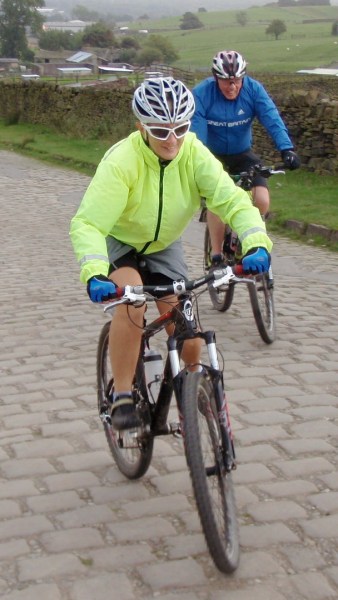 Rooley Moor Road cobbles.